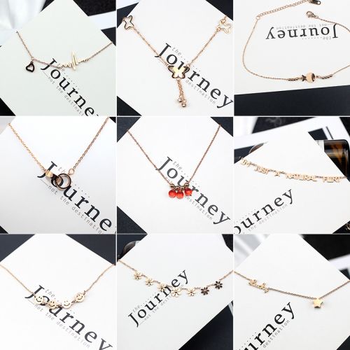 Bracelet de cheville Femme en Acier au titane - Ref 3102978