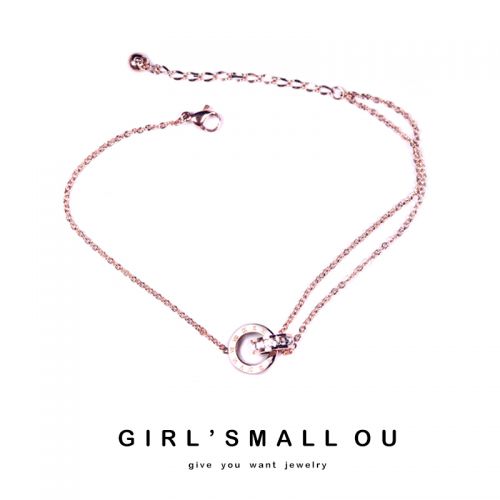 Bracelet de cheville Femme en Acier au titane - Ref 3103028