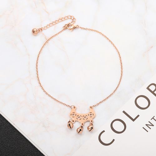 Bracelet de cheville Femme en Acier au titane - Ref 3103040