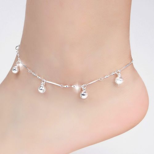 Bracelet de cheville en Alliage argent plaque or - Ref 3103112