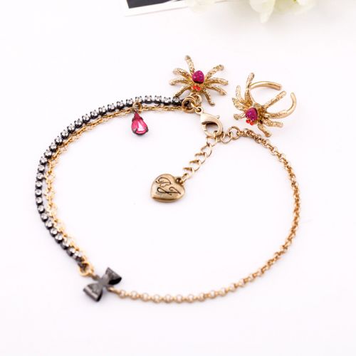 Bracelet de cheville Femme KISSME en Alliage argent plaque or - Ref 3103244
