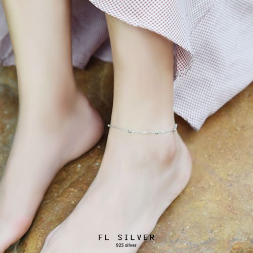Bracelet de cheville Femme Argentée - Ref 3103255