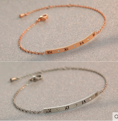 Bracelet de cheville Femme en Acier au titane - Ref 3103271