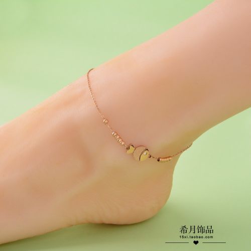 Bracelet de cheville Femme en Acier au titane - Ref 3103313