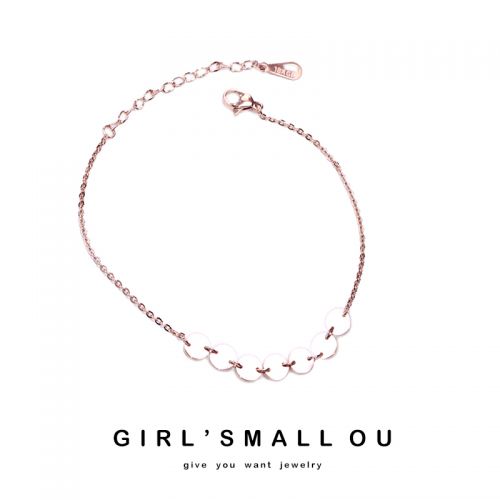 Bracelet de cheville Femme en Acier au titane - Ref 3103324