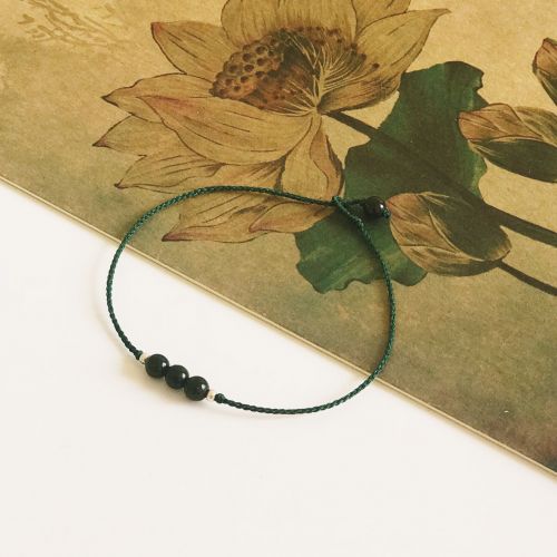 Bracelet de cheville en Cristal naturel pierre semi-precieuse - Ref 3103353