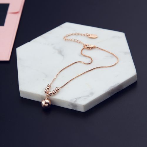 Bracelet de cheville Femme en Alliage argent plaque or - Ref 3103403