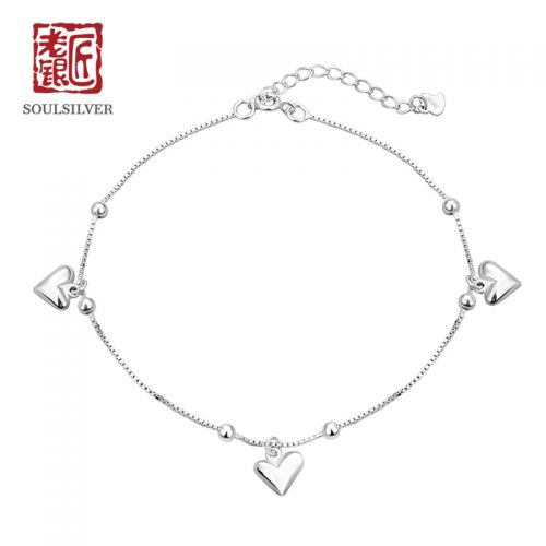 Bracelet de cheville Femme Argentée - Ref 3103416