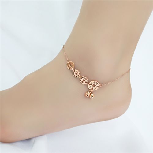 Bracelet de cheville Femme en Acier au titane - Ref 3103424