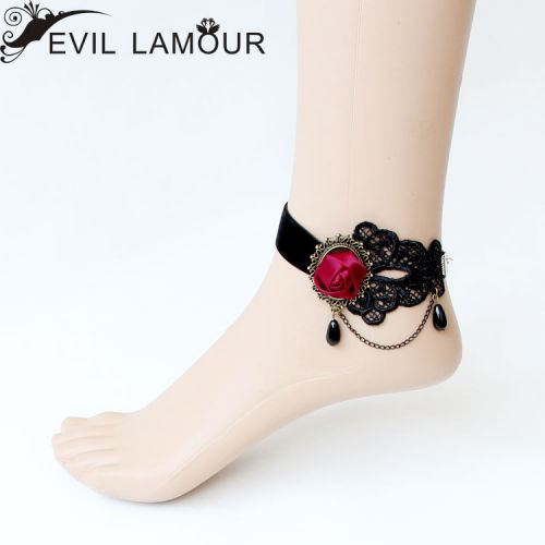 Bracelet de cheville Femme EVIL LAMOUR en Matiere mixte - Ref 3103444