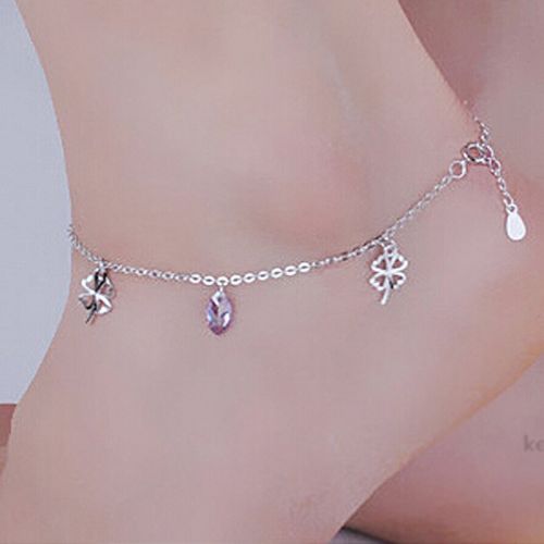 Bracelet de cheville Femme TIANXIAN ACCESSOIRES Argentée - Ref 3103588
