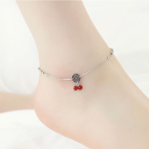 Bracelet de cheville Femme Argentée - Ref 3103632