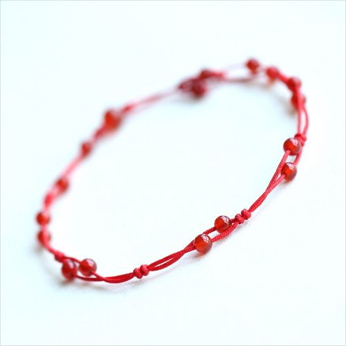 Bracelet de cheville en Cristal naturel pierre semi-precieuse - Ref 3103634