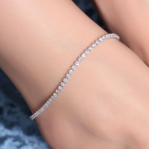 Bracelet de cheville Femme Argentée - Ref 3103681