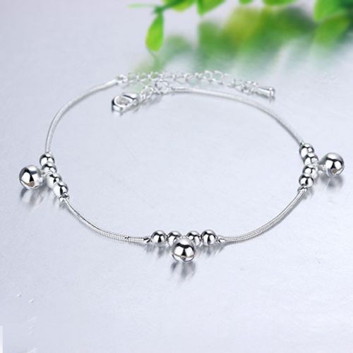 Bracelet de cheville Femme ELO-PEONY Argentée - Ref 3103701