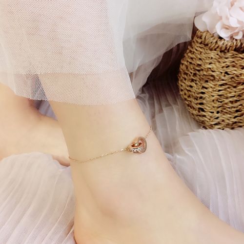 Bracelet de cheville Femme en Acier au titane - Ref 3103708