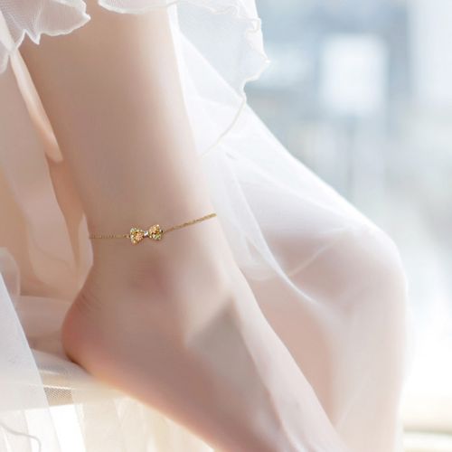 Bracelet de cheville Femme STYLEJING en Alliage argent plaque or - Ref 3103720