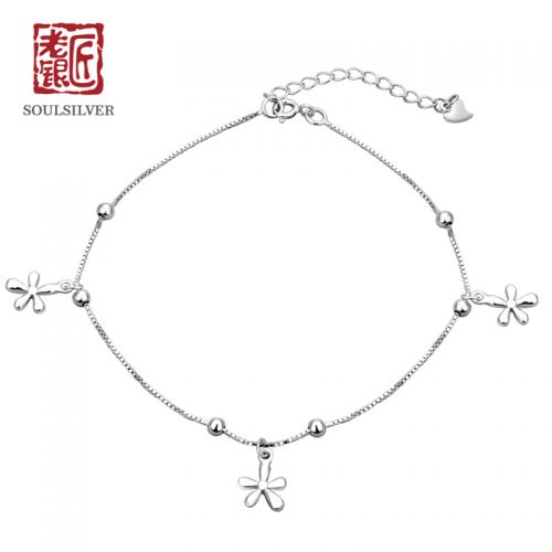 Bracelet de cheville Femme Argentée - Ref 3103730