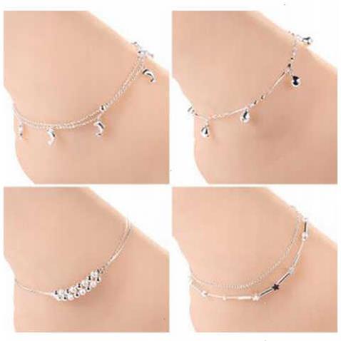 Bracelet de cheville Femme DIAYAM Argentée - Ref 3103739