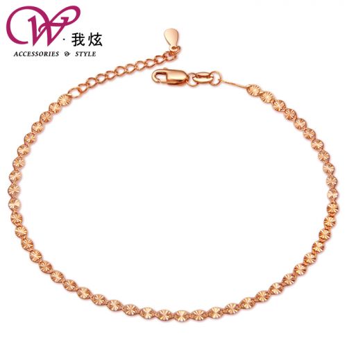 Bracelet de cheville Femme Argentée - Ref 3103768