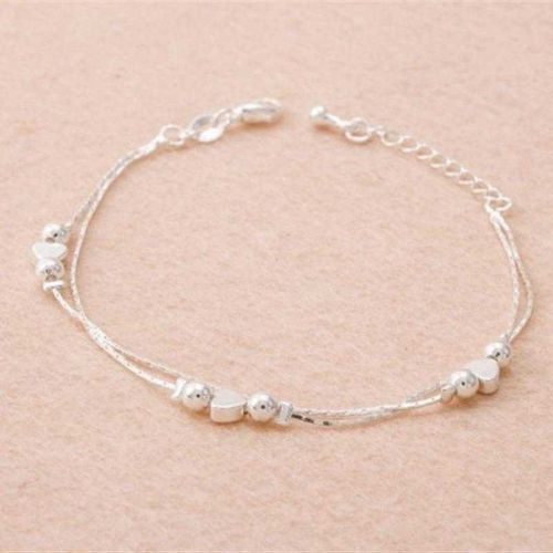 Bracelet de cheville Femme Argentée - Ref 3103786