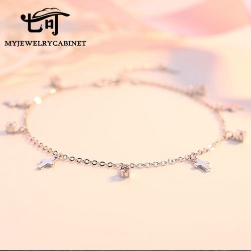 Bracelet de cheville Femme Argentée - Ref 3103791