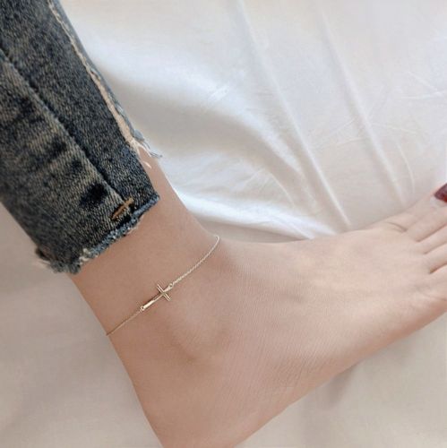 Bracelet de cheville Femme Argentée - Ref 3103794