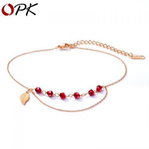 Bracelet de cheville Femme en Acier au titane - Ref 3103826