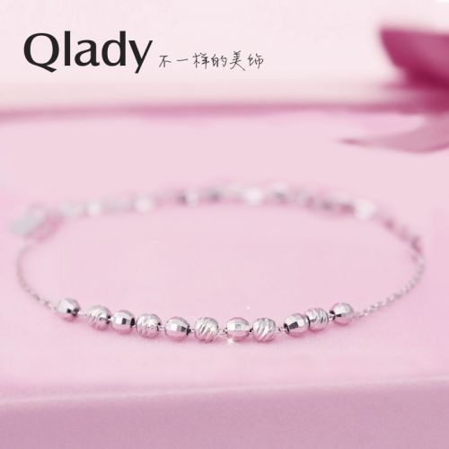 Bracelet de cheville Femme QLADY Argentée - Ref 3103841