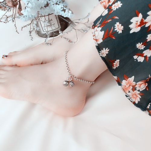 Bracelet de cheville Femme Argentée - Ref 3103843