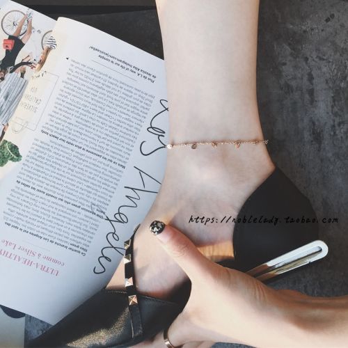 Bracelet de cheville Femme en Acier au titane - Ref 3103864
