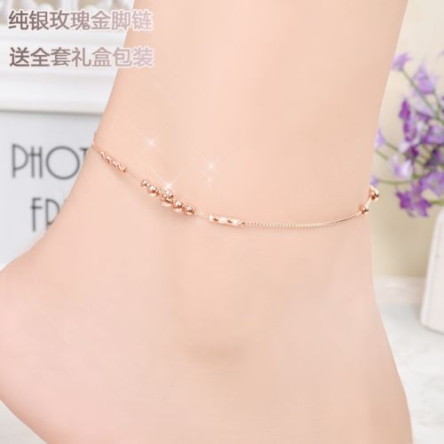 Bracelet de cheville Femme Argentée - Ref 3103876