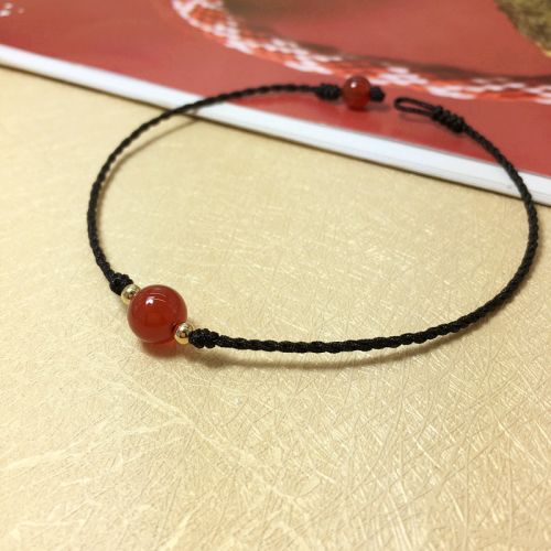 Bracelet de cheville Couple en Cristal naturel pierre semi-precieuse - Ref 3103878