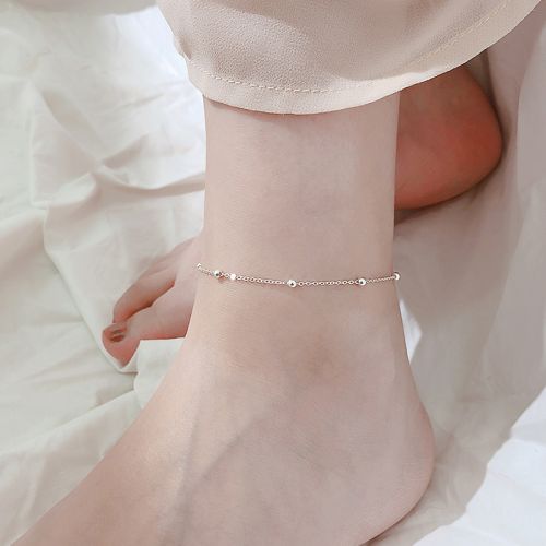 Bracelet de cheville Femme Argentée - Ref 3103911