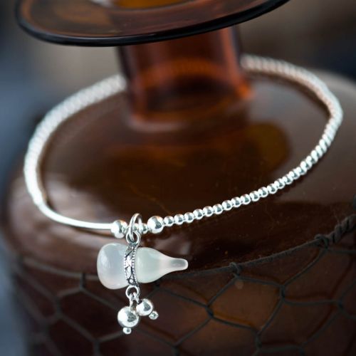 Bracelet de cheville Femme Argentée - Ref 3103921