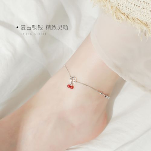 Bracelet de cheville Femme CMILL Argentée - Ref 3103938