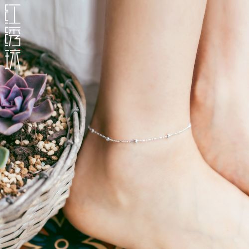 Bracelet de cheville Femme Argentée - Ref 3103951