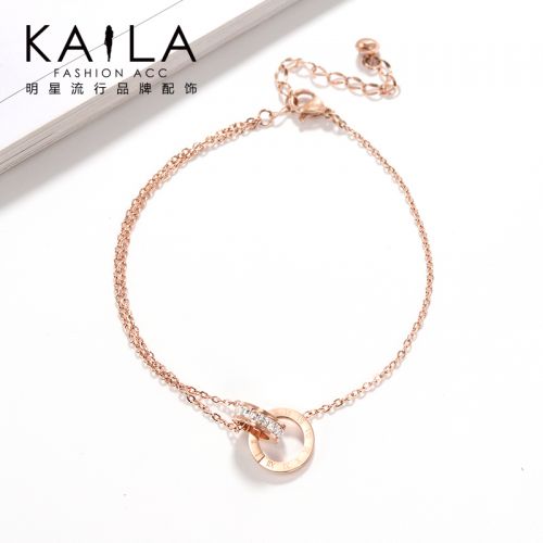 Bracelet de cheville Femme KAILA en Acier au titane - Ref 3103996