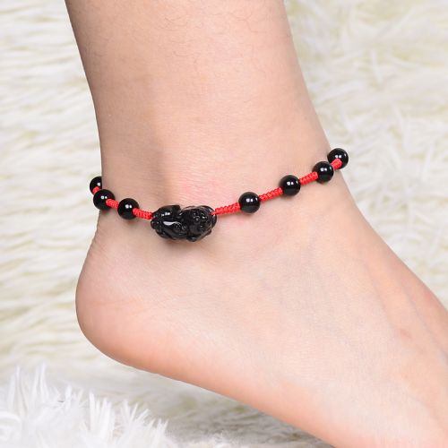 Bracelet de cheville Homme en Cristal naturel pierre semi-precieuse - Ref 3104011