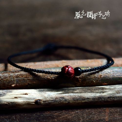 Bracelet de cheville Couple DESIGN ORIGINAL en Cristal naturel pierre semi-precieuse - Ref 3104012