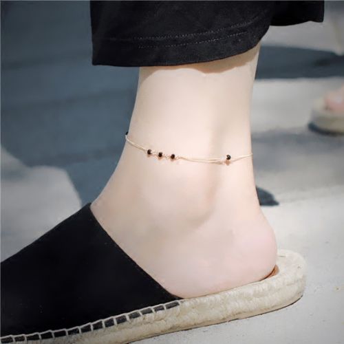Bracelet de cheville Femme LOVE en Alliage argent plaque or - Ref 3104051