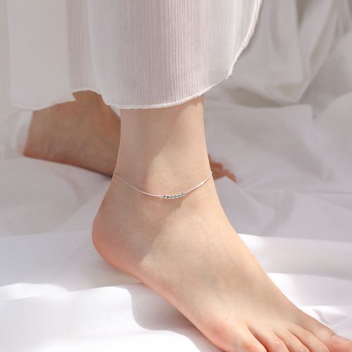 Bracelet de cheville Femme Argentée - Ref 3104105