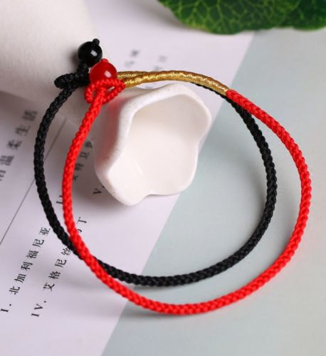 Bracelet de cheville Couple en Cristal naturel pierre semi-precieuse - Ref 3104134