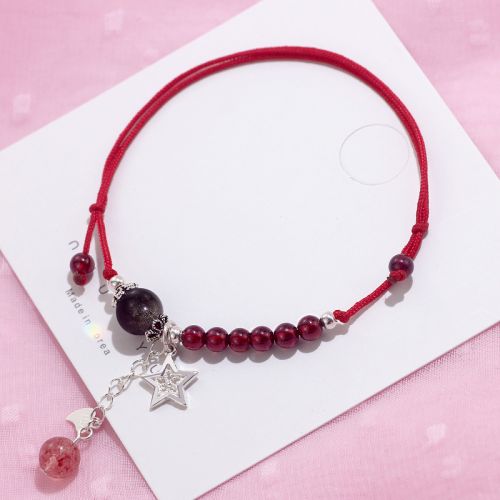 Bracelet de cheville Femme YAN XUAN Argentée - Ref 3104136