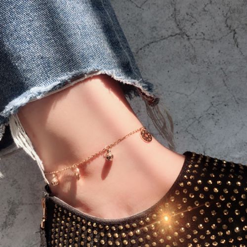 Bracelet de cheville Femme en Acier au titane - Ref 3104191
