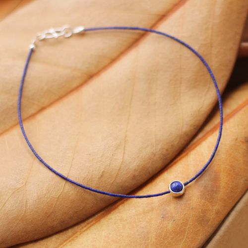 Bracelet de cheville Femme en Cristal naturel pierre semi-precieuse - Ref 3104195