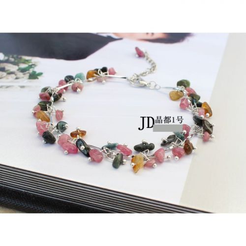 Bracelet de cheville Femme en Cristal naturel pierre semi-precieuse - Ref 3104207