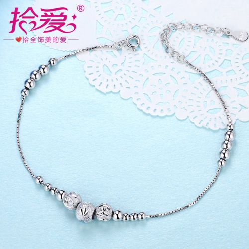 Bracelet de cheville Femme Argentée - Ref 3104261