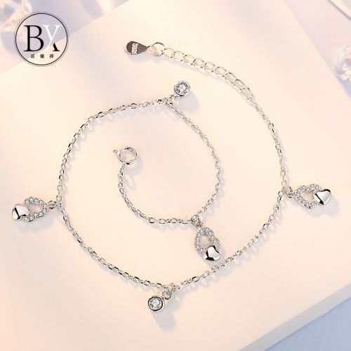 Bracelet de cheville Femme Argentée - Ref 3104262