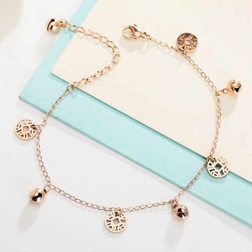 Bracelet de cheville Femme en Acier au titane - Ref 3104293
